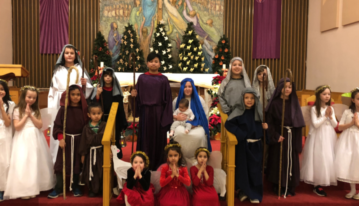 A photo of the Blessed Sacrament Christmas Pageant