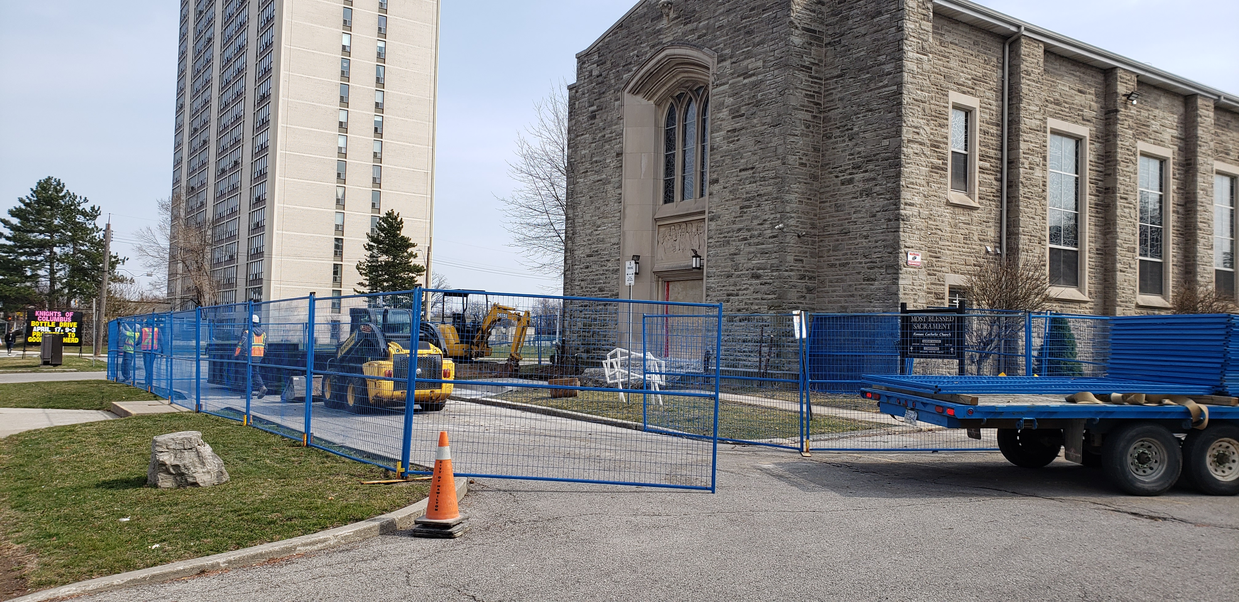 Renovations to Front Steps of Church